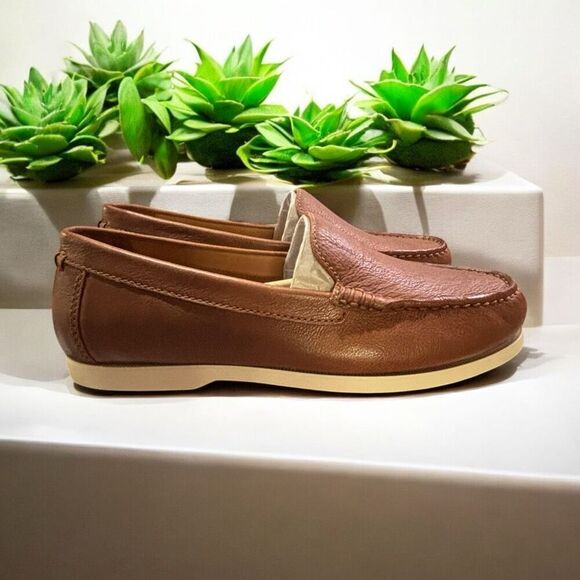 NIB POLO  Ralph Lauren Men\'s Merton Calf Leather Venetian Loafers Size 9 D main image 5